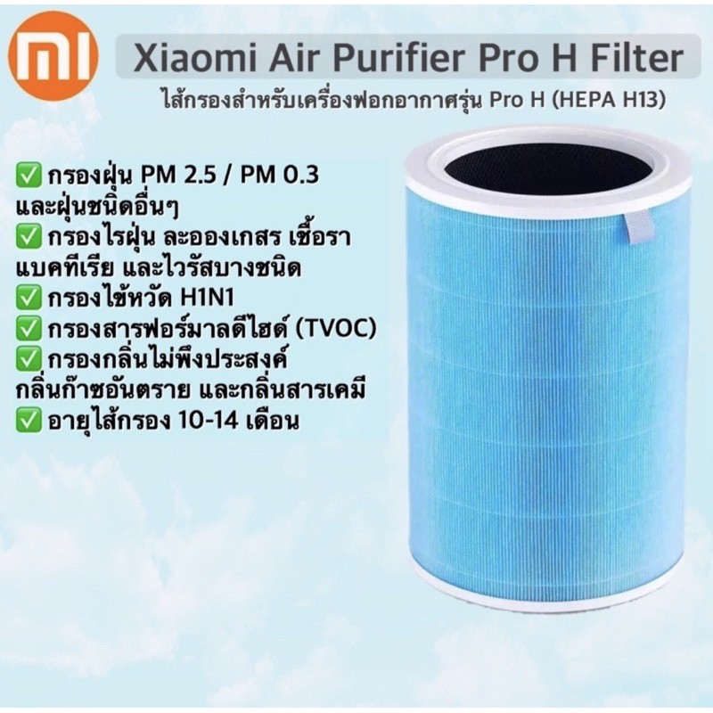 Xiaomi Mi Air Purifier Pro H Filter ไส้กรองเครื่องฟอกอากาศ รุ่นPro H
