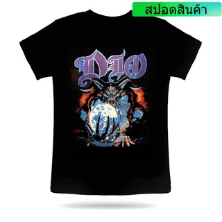 ขายดี เสื้อยืดลําลอง แขนสั้น พิมพ์ลาย DIO MASTER OF THE MOON HEAVY METAL ROCK BAND