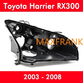 Toyota Harrier ACU30 RX300 RX330 2003-2008 LAMP BODY HEADLAMP BACK SHELL HEAD LAMP  LIGHT BACK COVER TAIL SHELL  BLACK COVER HEADLIGHT  REAR HOUSING  ไฟหน้า​ /เลนส์ไฟหน้า/ไฟหน้าสําหรับ/ไฟท้าย