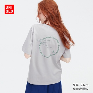 Uniqlo UT เสื้อยืดแขนสั้น พิมพ์ลายดิสนีย์ สําหรับผู้หญิง 452990 ยูนิโคล่S-5XL