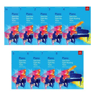 หนังสือตัวอย่างข้อสอบอ่านโน้ตเปียโน ABRSM Piano Specimen Sight-Reading Tests เกรด Initial - เกรด 8