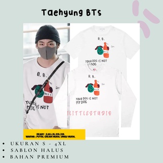 เสื้อยืดผ้าฝ้ายเสื้อยืด พิมพ์ลายสุนัข Taehyung your dog is not my dog