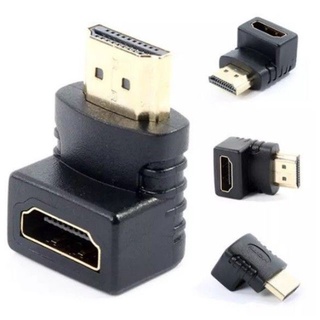 Adapter หัวแปลง HD Female เป็น HD Male 90องศา