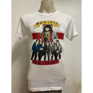 เสื้อวง BON JOVI สไตล์วินเทจ เสื้อยืดผู้ชาย