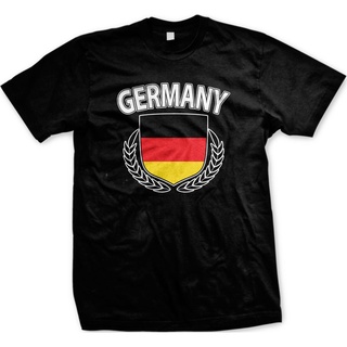 เสื้อยืด พิมพ์ลายธงเยอรมนี Deutschland Country Pride แฟชั่นฤดูร้อน สําหรับผู้ชายสามารถปรับแต่งได้