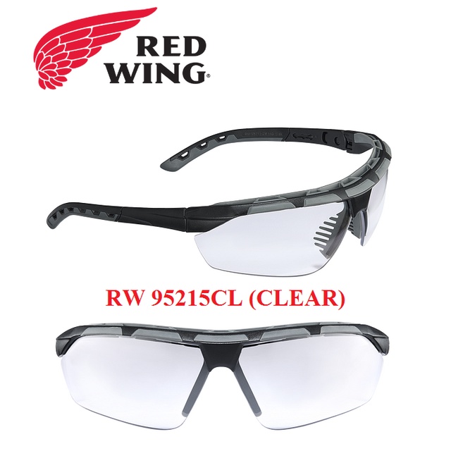 Red WING 95215 UNISEX SAFETY GLASS (CLEAR/SMOKE)