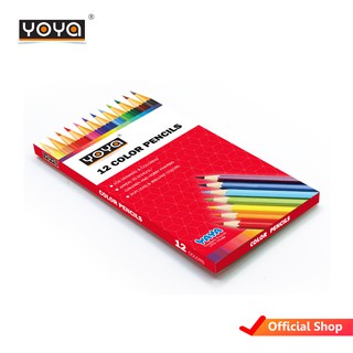 YOYA สีไม้ 12 สี คุณภาพเยี่ยม รุ่น 551-12