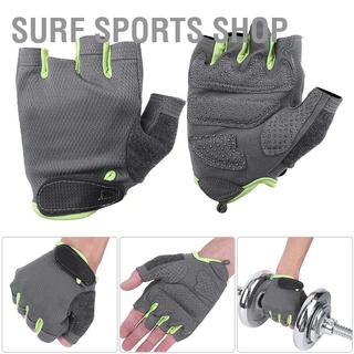 Surf ถุงมือครึ่งนิ้วสําหรับออกกําลังกายโยคะ 2 ชิ้น