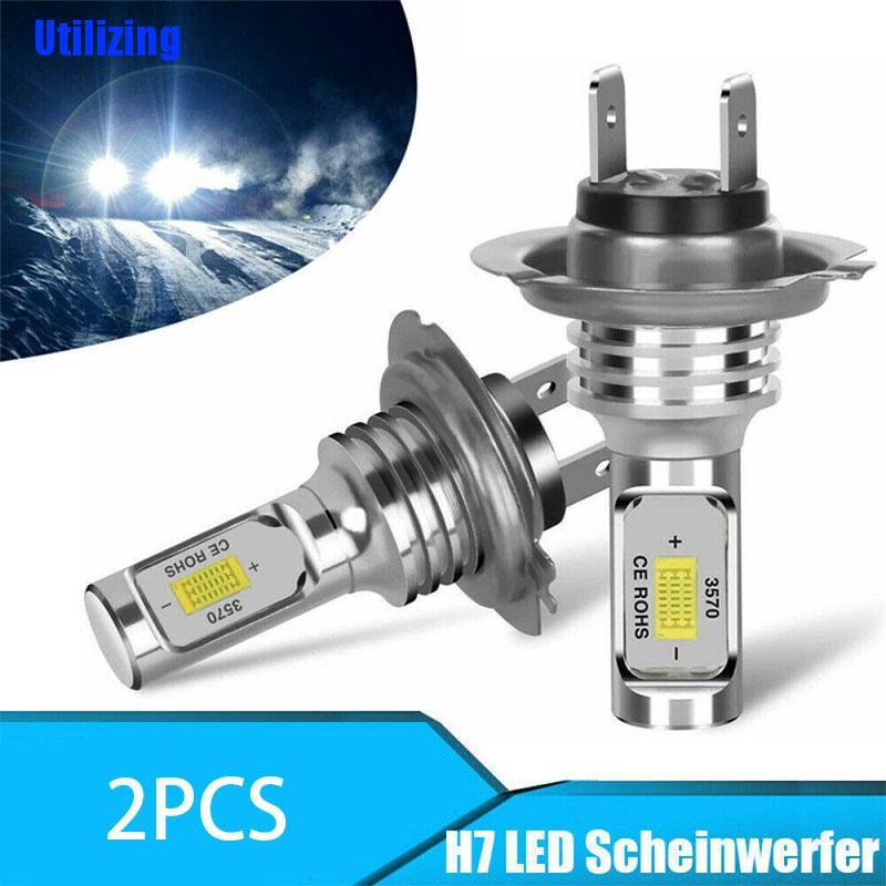 (Utilizingo) หลอดไฟหน้ารถยนต์ H7 Led Drl H4 6000K