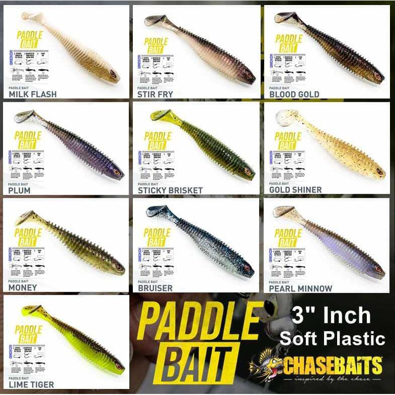 CHASEBAITS PADDLE BAIT ปลายาง แก๋วววววๆๆๆ