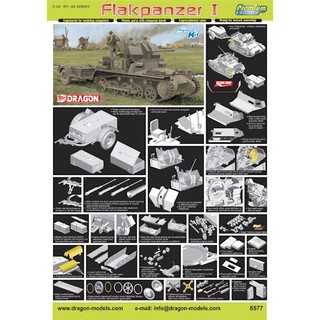 โมเดลประกอบ Dragon Model 1/35 DRA6577 FLAKPANZER I