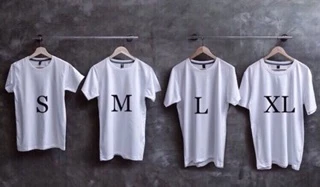 🔥H O T🔥เสื้อยืดสีพื้นคอวี(สีดำ)