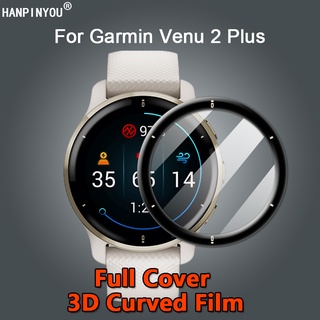 สําหรับ Garmin Venu 2 Plus Ultra ใส 3D โค้ง ชุบ นิ่ม ฟิล์ม Pmma ป้องกันหน้าจอ - ไม่ใช่กระจกนิรภัย