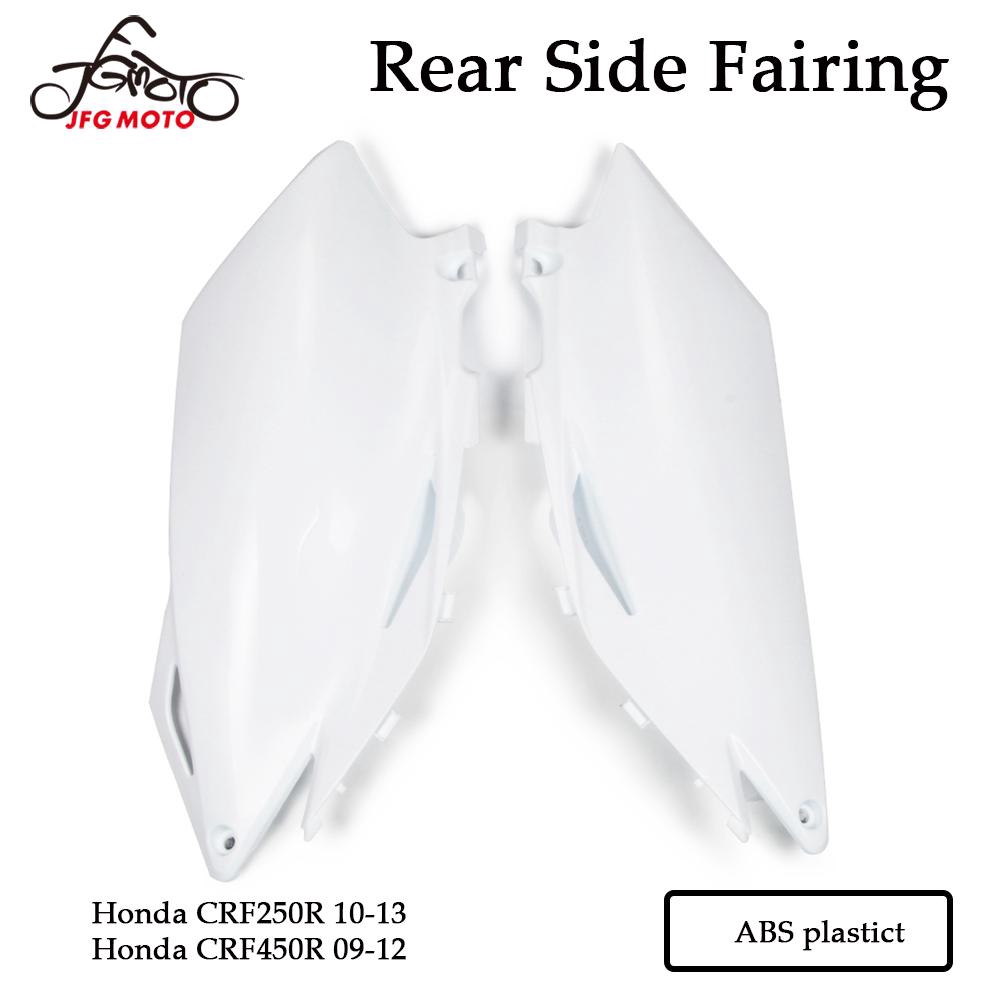 Jfg MOTO บังโคลนหลังรถจักรยานยนต์ พลาสติก สําหรับ Honda CRF250R 2010-2013 CRF450R 2009-2012 crf250 4