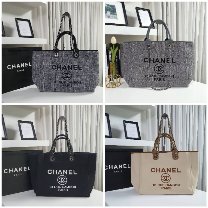 CHANEL CANVA TOTE BAG  จากงานพรีเมี่ยม VIP GIFT รุ่นดัง