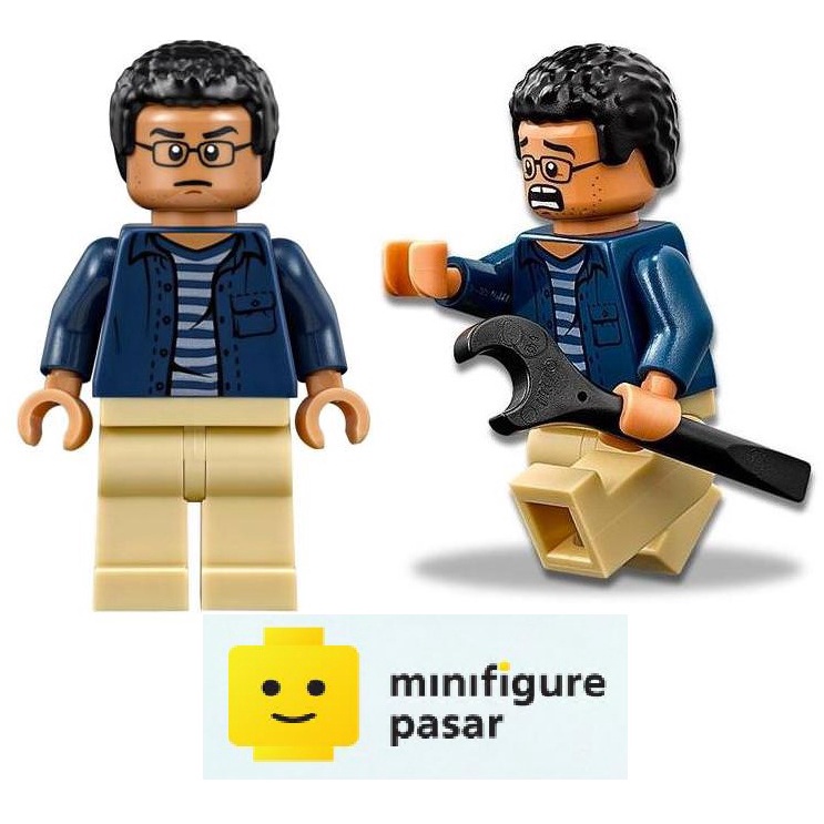Jw022 Lego Jurassic World Fallen Kingdom 75929 - Franklin Webb Minifigure - ใหม่