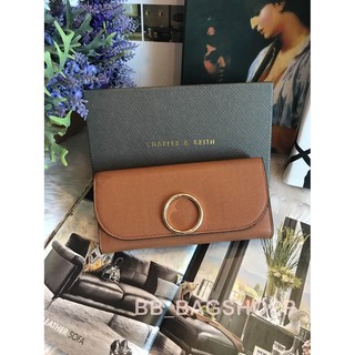 CHARLES &amp; KEITH CIRCULAR BUCKLE WALLET