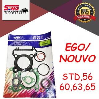 Ego/ EGO S/ NOUVO AT/ NOUVO S ชุดปะเก็นเครื่องยนต์ชั้นนํา (STD, 56, 59, 60 63 65 มม.)