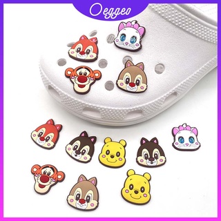 Oeggeo shop หัวเข็มขัด ลายการ์ตูน สําหรับตกแต่งรองเท้า DIY