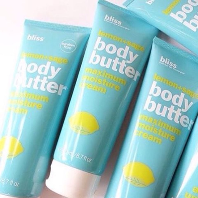 Misket Limonu yetersiz Pencereleri yıka  พร้อมส่ง Bliss Lemon+Sage Body Butter 200ml | Shopee Thailand