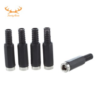 5 Pcs 2.1Mm X 5.5Mm Female DC Power Socket Jack Connector Adapter