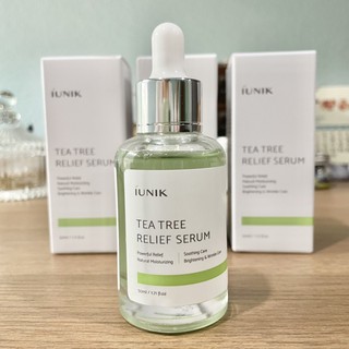 พร้อมส่ง iUNIK Tea Tree Relief Serum 50ml ของแท้แน่นอน