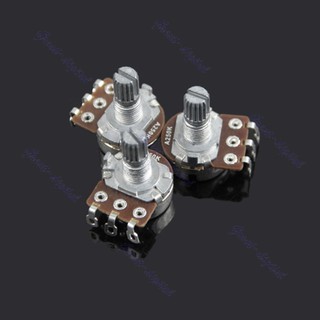 LIDU1 ✔3pc A250k Potentiometer Electric Guitar Bass Effect Amp Tone Volume Parts