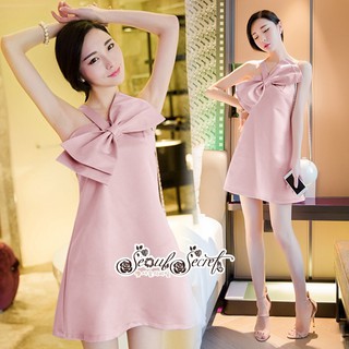 Minidress Single line Pink Pastel