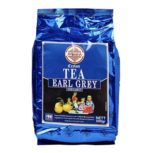 Mlesna Earl grey Tea big bag 500g มาเลสน่า/เอ็มเลสน่า  ชาเอิร์ลเกรย์  ชนิดถุงใหญ่ 500กรัม