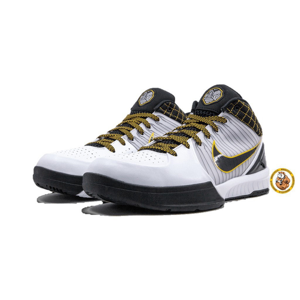 black yellow kobe shoes