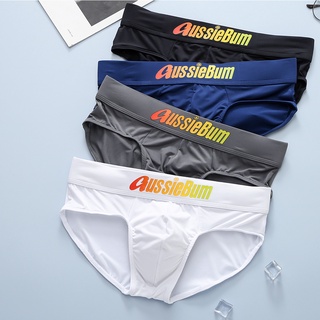 มาใหม่กางเกงในชาย AUSSIEBUM ทรงbrief ผ้าไนลอน