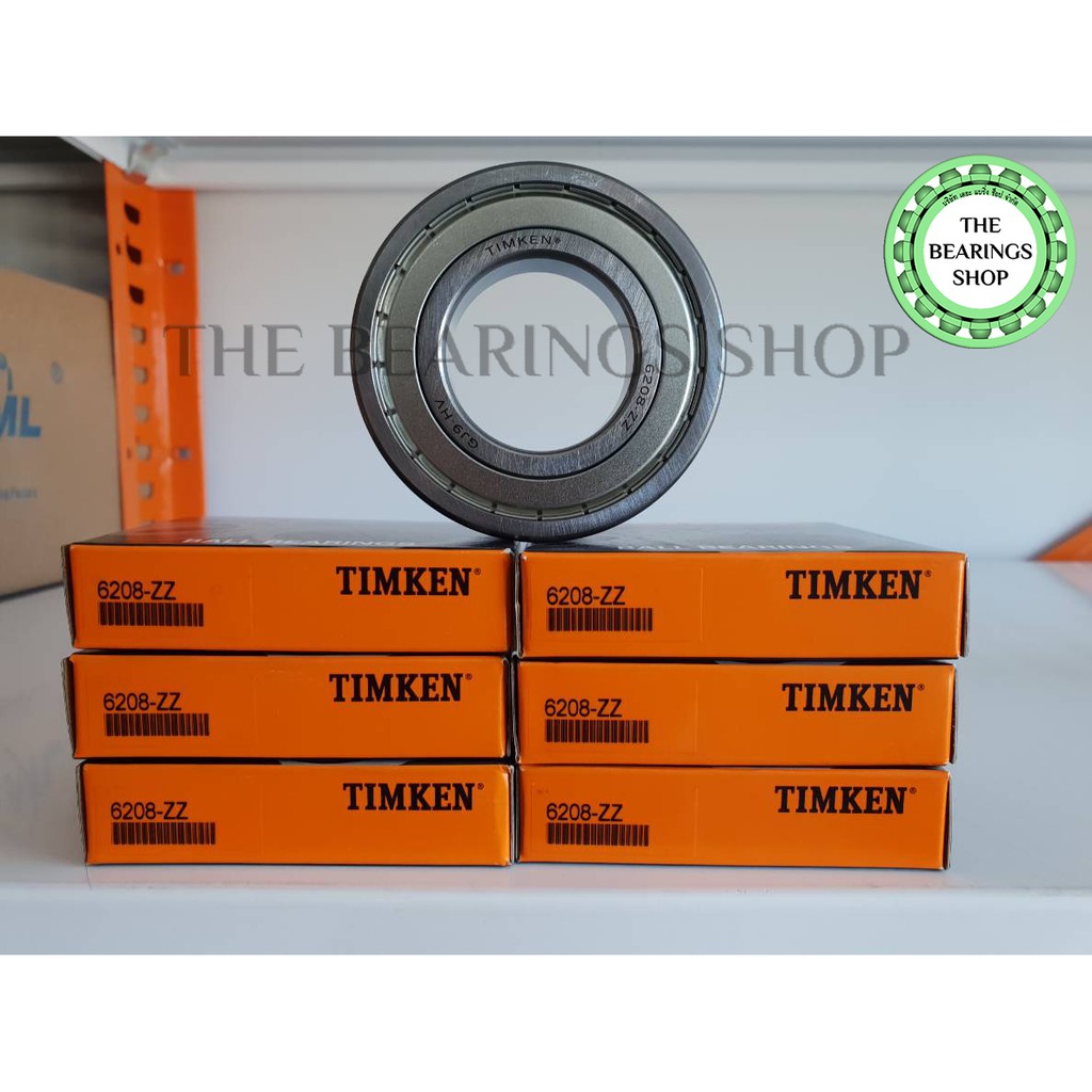 อุปกรณ์ชิ้นส่วนอะไหล่ 6208 zz TIMKEN