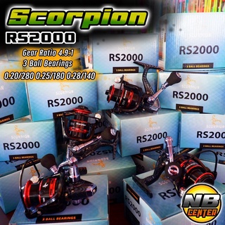 รอกสปินนิ่ง SCORPION RS2000 บอดี้เคฟล่า 3ลูกปืน