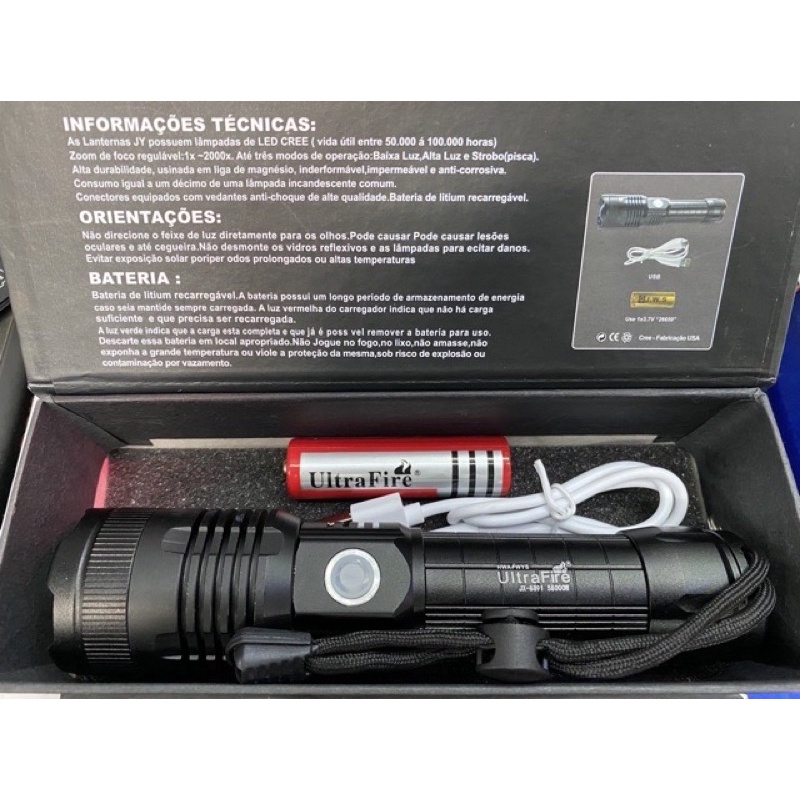 ไฟฉาย XML T9 JX-8891 58000wใช่ดีใช่ทน สว่างมาก