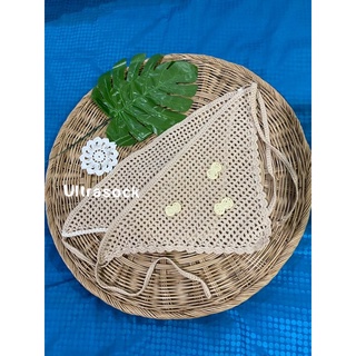 43(พร้อมส่ง) ผ้าโพกหัวไหมพรมโคเชต์ถักมือปราณีตทุกชิ้นhandmadeแนววินเทจ🧶🌈