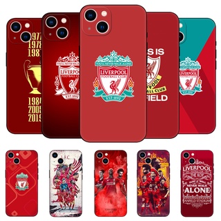 เคสโทรศัพท์มือถือ ซิลิโคนนิ่ม Tpu ลาย Liverpool สีดํา สําหรับ Apple Iphone 13 Mini Pro Max