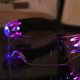 Byce แว่นตากันแดด เรืองแสง LED สไตล์พังก์ วินเทจ ผู้ชาย ผู้หญิง แฟชั่น ปาร์ตี้