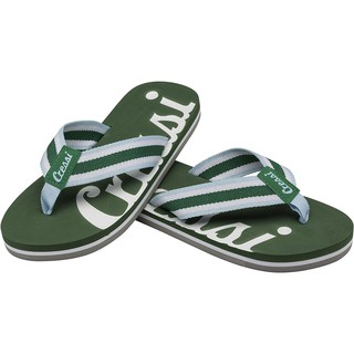 CRESSI PORTOFINO FLIP-FLOP MENS BEACH  FRAME สีเขียว-รองเท้าแตะ รองเท้าเดินชายหาด สีเขียว