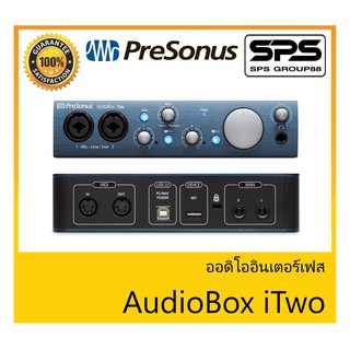 AUDIO &amp; MIDI INTERFACE ออดิโออินเตอร์เฟส รุ่น AudioBox iTwo ยี่ห้อ Presonus สินค้าพร้อมส่ง ส่งไววววว ของแท้ 100%