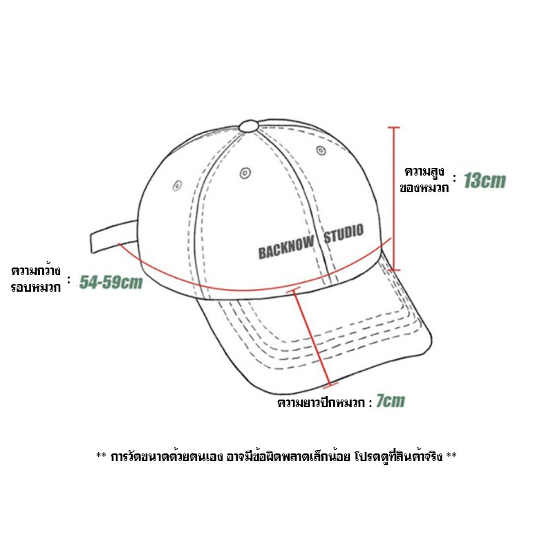 ถูก สวย ดี มีมาตรฐาน หมวกแก็ป หมวกเบสบอล CRUISE 1985 (มี 5 สี) - รูปที่ 7