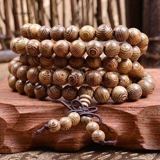 【สด】❀เครื่องประดับ สร้อยคอ สร้อยข้อมือ ลูกปัดไม้ 8 มม. สําหรับผู้หญิง และผู้ชาย