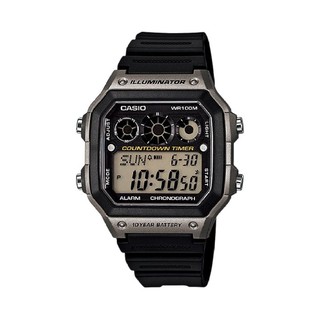 Casio Standard นาฬิกาข้อมือผู้ชาย Digital Black/Grey รุ่น AE-1300WH,AE-1300WH-8A,AE-1300WH-8AVF