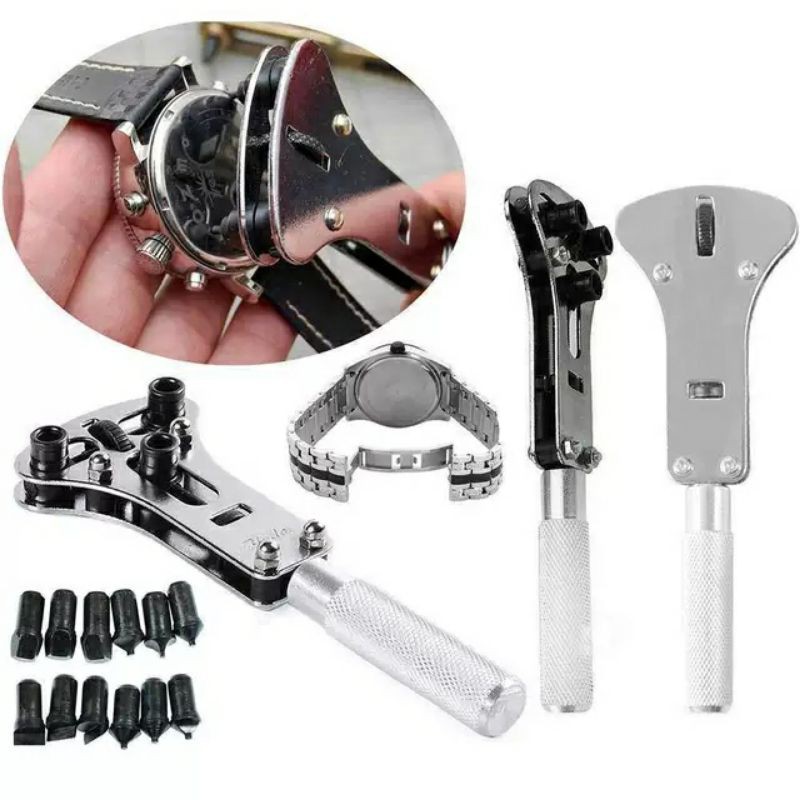 144pcs Watch Case Holder Opener Pin Link RemoverRepair ToolKit Watch Repaiกามืออาชีพซ่อมเครื่องมือนาฬิกาข้อมือชุดเปลี่ยน