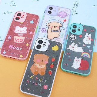 Case Oppo A15 A93 A94 F9 เคสใสกากเพชร เคสกริตเตอร์ เคสขอบสี เคสแฟชั่น