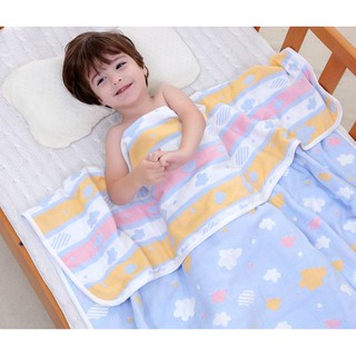 Fairy kids ผ้าห่มผ้าฝ้ายญี่ปุ่นหนา6ชั้น ขนาด80x80 cm. C0017