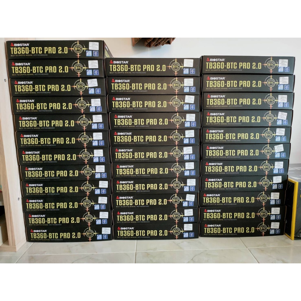 เมนบอร์ด Mainboard Biostar TB360-BTC PRO LGA1151 2.0 / Intel B360 DDR4 12 GPU Mining (สินค้าพร้อมส่ง