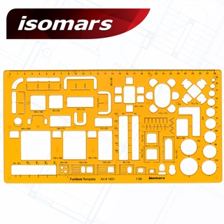 ISOMARS แผ่นเพลท Furniture 1 แผ่น