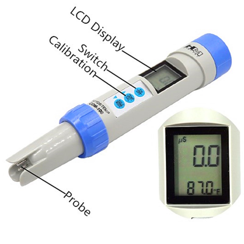Digital TDS/EC/Temperature Meter 3 in 1 Testers Water Quality Measurement Tools COM100