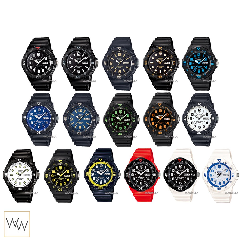ของแท้ นาฬิกาข้อมือ Casio ผู้ชาย รุ่น MRW-200 (MRW-200H / MRW-200HC)