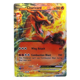 Charizard EX 12/106 ลิซาร์ดอน Pokemon Matt Card ภาษาอังกฤษ